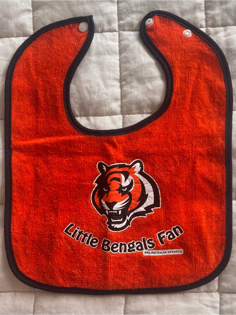 Cincinnati Bengals Baby Bib
